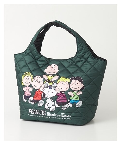 nissen（ニッセン）の「スヌーピーキルティングトートバッグ（Ａ４対応）（トートバッグ・メンズ・フラッグ/ピアノ/レオパード/フレンズ・Y）」の4枚目の写真
