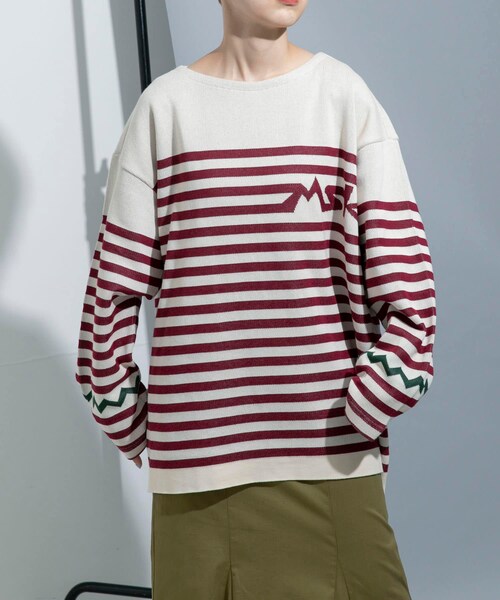 THE GOODLAND MARKET（ザグッドランドマーケット）の「master key　- MK - NOBORDER（ニット/セーター・メンズ・ENJI/IVORY/BRN・2）」の6枚目の写真