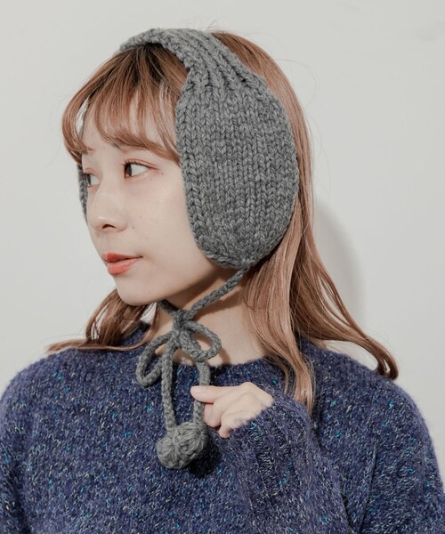 SMELLY（スメリー）の「ニットイヤーマフ（イヤーマフ・レディース・GRY/IVO/MOC・-）」の16枚目の写真
