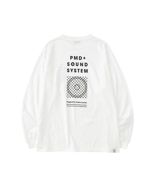 bonjour records(ボンジュールレコーズ)の「POET MEETS DUBWISE/ポエトミーツダブワイズ PMD+SOUND SYSTEM L/S T-Shirt(Tシャツ/カットソー・レディース・ブラック/ホワイト・L/M/XL)」の8枚目の写真