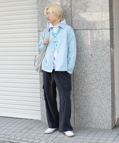 SENSE OF PLACE by URBAN RESEARCH(センスオブプレイスバイアーバンリサーチ)の「パデッドルーズシャツ(シャツ/ブラウス・メンズ・BLACK/L.BROWN/BEIGE/L.BLUE・M/L)」の20枚目の写真