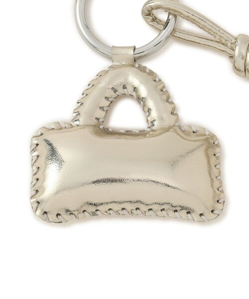 ROPE' PICNIC（ロペピクニック）の「プレート付きバッグチャーム（キーホルダー・レディース・ブラック系/ゴールド/シルバー・F）」の8枚目の写真