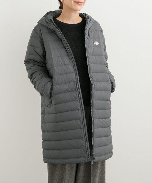 URBAN RESEARCH DOORS（アーバンリサーチドアーズ）の「DANTON　MIDDLE DOWN HOODED COAT（その他アウター・レディース・M.GREY/BLACK/GREIGE・S）」の12枚目の写真