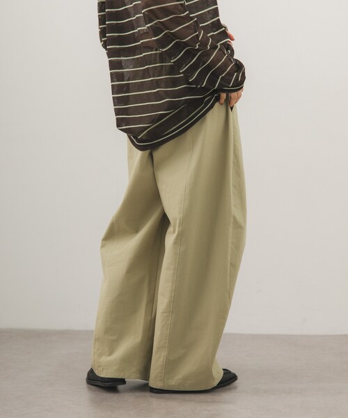 KBF（ケイビーエフ）の「ベルトSETオーバルパンツ（その他パンツ・レディース・NAVY/BROWN/BEIGE・36/38）」の20枚目の写真