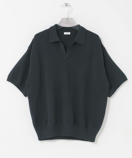 URBAN RESEARCH（アーバンリサーチ）の「crepuscule　Co/Ra Moss Stitch Skipper（ニット/セーター・メンズ・D.GREEN/H GRAY/BLACK・1/2）」の17枚目の写真