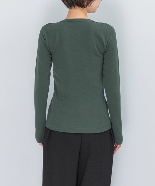 URBAN RESEARCH ROSSO（アーバンリサーチロッソ）の「GICIPI　CAVOLFIORE（Tシャツ/カットソー・レディース・Bianco/Carbone/Boscaglia・1）」の9枚目の写真