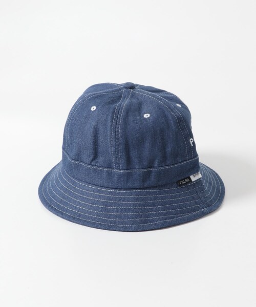 URBAN RESEARCH Sonny Label（アーバンリサーチサニーレーベル）の「POLeR　DENIM BELL HAT（ハット・メンズ・BLACK/BLUE・one）」の2枚目の写真