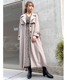 dazzlin | 2WAYバックプリーツトレンチコート(トレンチコート)