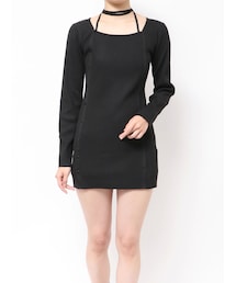 EVRIS | タイトニットミニワンピース(ワンピース)