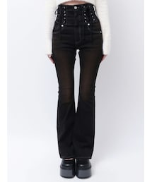 EMODA | レースハンドハイウエストパギンス(デニムパンツ)