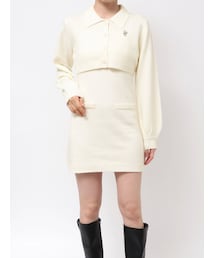 dazzlin | 2ピースニットミニワンピース(ワンピース)