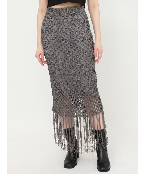 MURUA（ムルーア）の「メタリッククロシェスカート（スカート）」 - WEAR