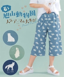 nissen | ＜大きいサイズ＞さらっとひんやり5分丈パンツ（接触冷感）【旭山動物園応援商品】(パンツ)