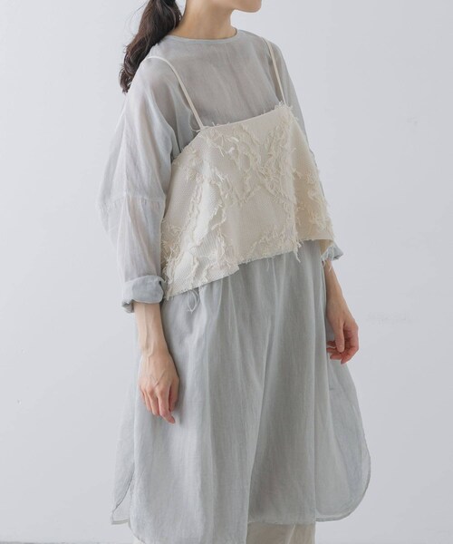 かぐれ（カグレ）の「ジャガードキャミソール（キャミソール・レディース・IVORY・FREE）」の11枚目の写真