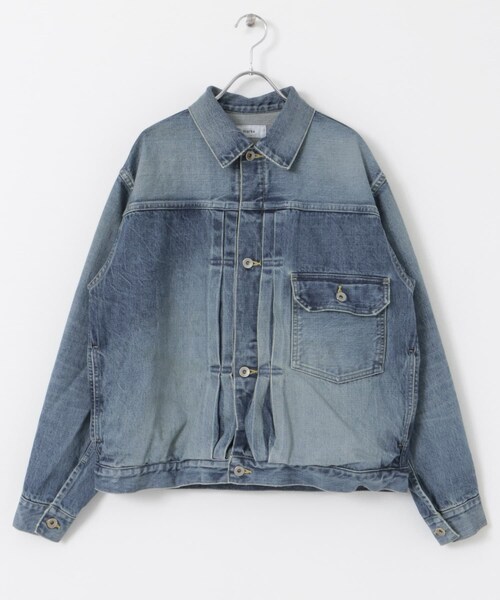 URBAN RESEARCH DOORS（アーバンリサーチドアーズ）の「marka　TYPE-1 DENIM JACKET（デニムジャケット・メンズ・UsedWashed・2/3）」の3枚目の写真