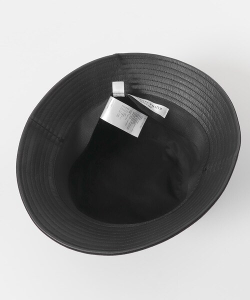 URBAN RESEARCH（アーバンリサーチ）の「KIJIMA TAKAYUKI　DUCK&GOATSKIN BUCKET HAT（ハット・メンズ・BLACK・2）」の5枚目の写真