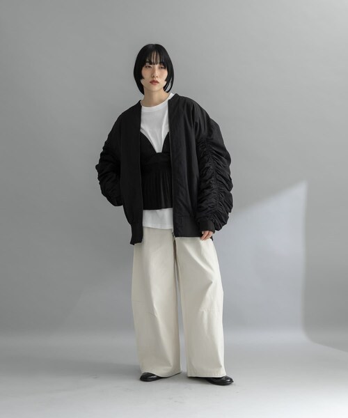 『WEB/一部店舗限定』BACKシャーリングMA-1