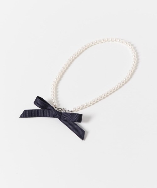 URBAN RESEARCH DOORS（アーバンリサーチドアーズ）の「2WAYリボンパールネックレス(KIDS)（その他・キッズ・NAVY・one）」の16枚目の写真