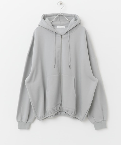 SENSE OF PLACE by URBAN RESEARCH（センスオブプレイスバイアーバンリサーチ）の「バルーンzipルーズパーカー（パーカー・メンズ・CHARCOAL/BLACK/GRAY・M/L）」の3枚目の写真