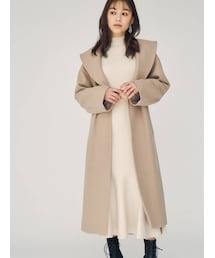 MERCURYDUO | ショールカラーロングコート(ステンカラーコート)