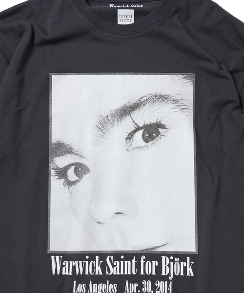 bonjour records(ボンジュールレコーズ)の「【Warwick Saint for bonjour records】Bjork photo S/S Tee(Tシャツ/カットソー・レディース・ブラック/ホワイト・L/M/XL)」の21枚目の写真