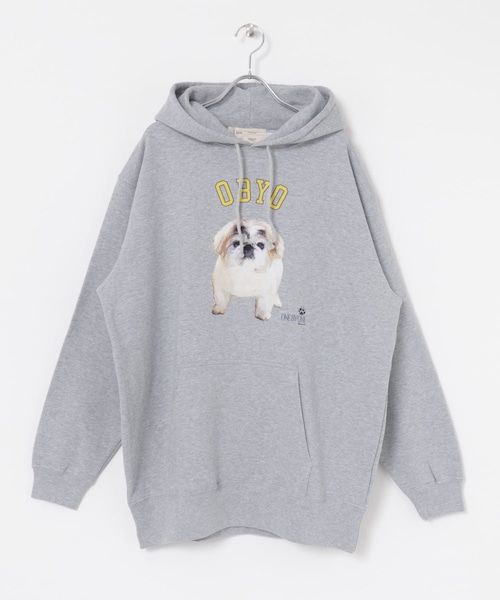 THE GOODLAND MARKET（ザグッドランドマーケット）の「77circa　o by o-college HOODY（パーカー・レディース・gray4/white2/white4/gray2・M/XL）」の4枚目の写真