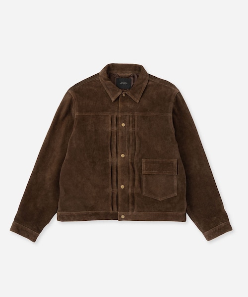 Saturdays NYC(サタデーズ ニューヨークシティ )の「Emil Type-1 Suede Leather Jacket(ブルゾン・レディース・ブラウン・L/M/S/XL)」の6枚目の写真