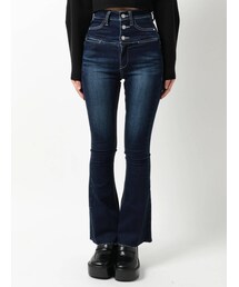 EMODA | ハイポケットハイウエストフレアパギンス(デニムパンツ)