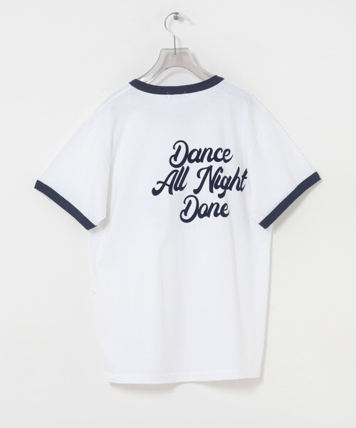 URBAN RESEARCH(アーバンリサーチ)の「Teya Flock Ringer T-shirts(Tシャツ/カットソー・レディース・BLUE/NAVY・L)」の9枚目の写真