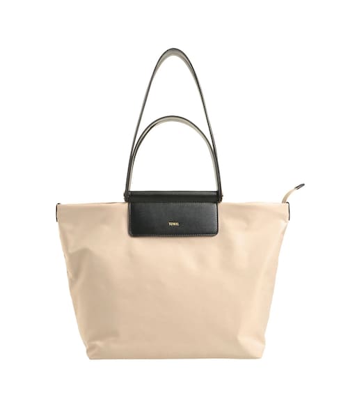 TONAL(トーナル)の「メタルバーハンドルナイロンバッグ(ハンドバッグ・レディース・ブラック/ネイビー/ベージュ・F)」の15枚目の写真