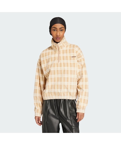 IX1054 コーデュロイ タータン ハーフジップトップ adidas M 【公式通販】