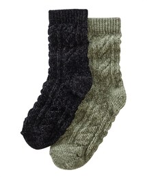 nissen | ケーブル編みモールソックス２足組(ソックス/靴下)