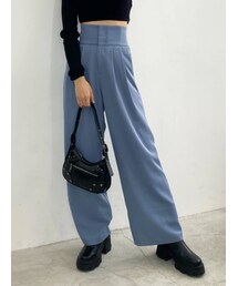 EMODA | スーパーハイウエストストレートパンツ(その他パンツ)