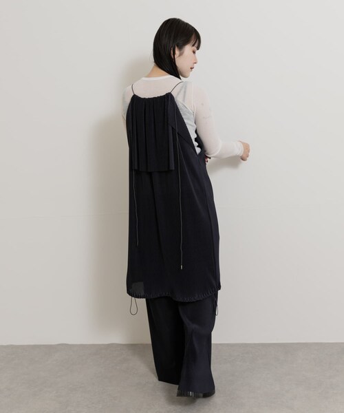 THE GOODLAND MARKET（ザグッドランドマーケット）の「Jens　UNDER HALTER PULLOVER-ONE COLOR（ワンピース・レディース・NAVY/MUSTARD・FREE）」の9枚目の写真