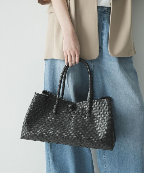 URBAN RESEARCH(アーバンリサーチ)の「HANDICRAFT SAIGON LARGE TOTE(トートバッグ・レディース・BLACK・-)」の7枚目の写真
