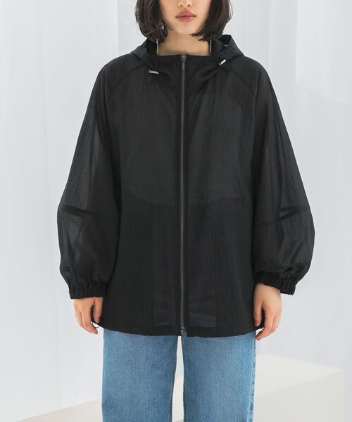 URBAN RESEARCH ROSSO（アーバンリサーチロッソ）の「シアーパーカーブルゾン（ブルゾン・レディース・black/white・FREE）」の20枚目の写真