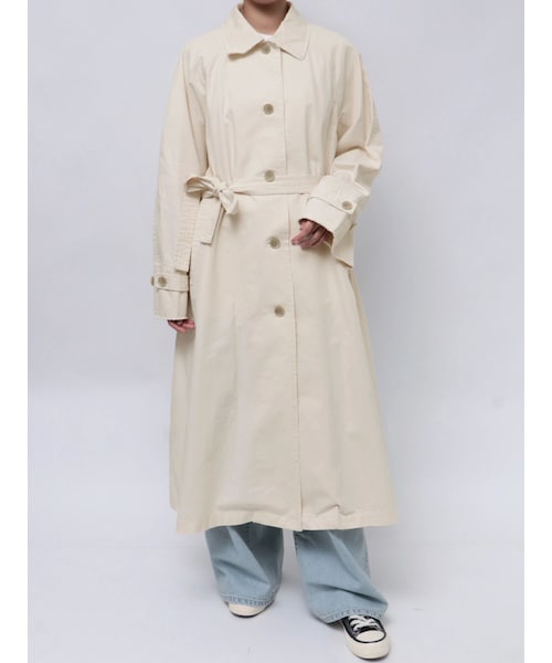 Ungrid（アングリッド）の「カットオフステンカラーコート（ステンカラーコート・レディース・アイボリー/イエロー/ミックス・S/M）」の4枚目の写真