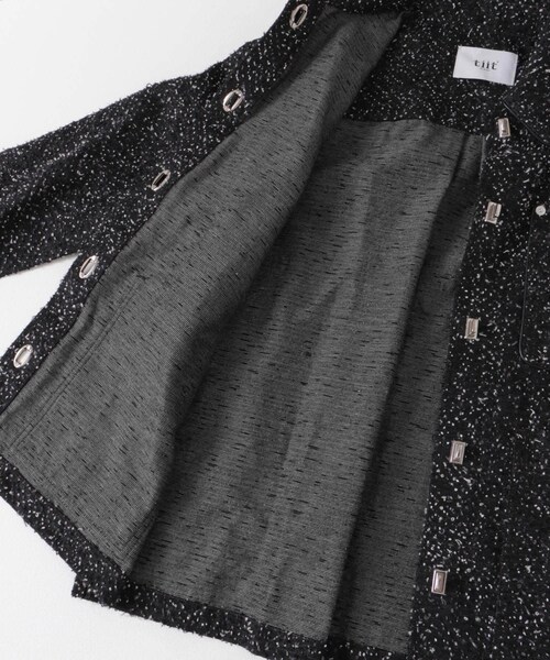 URBAN RESEARCH DOORS(アーバンリサーチドアーズ)の「tiit tokyo nep denim shirts(テーラードジャケット・レディース・black・38)」の11枚目の写真