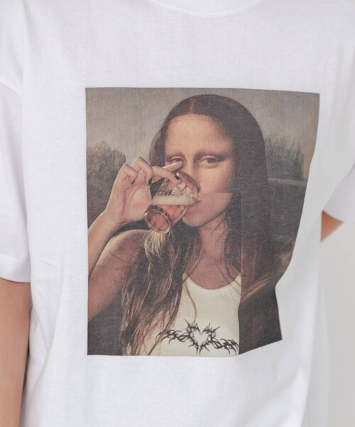 URBAN RESEARCH（アーバンリサーチ）の「LOVE LAGER LADY T-SHIRTS（Tシャツ/カットソー・メンズ・WHITE/BLACK・M/L/XL）」の4枚目の写真
