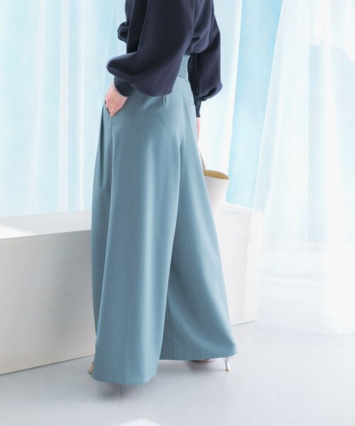 URBAN RESEARCH ROSSO（アーバンリサーチロッソ）の「ハイウエストワイドパンツ（その他パンツ・レディース・lightbeige/blue・36/38）」の19枚目の写真