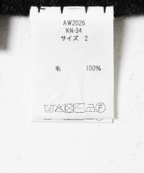 かぐれ（カグレ）の「MITTAN　ウルグアイウールタートルセーター（ニット/セーター・レディース・黒杢/浅葱・2）」の8枚目の写真