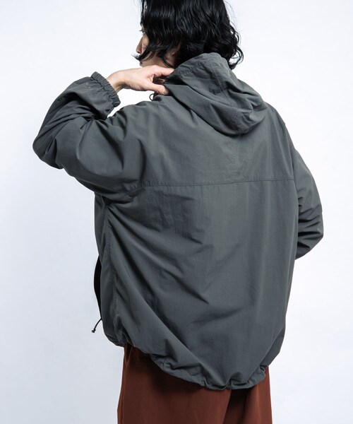 EKAL（エカル）の「『UR TECH』ナイロンタッサーフーディー（テーラードジャケット・メンズ・イエロー/ネイビー/グラファイト/レイクブルー・M/L）」の20枚目の写真