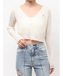 EATME | ヘムラッフルニットカーディガン(カーディガン/ボレロ)