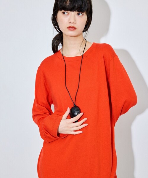 ADAM ET ROPE'(アダムエロペ)の「【JAMIRAY(ジャミレイ)】LEATHER SHELL N/C(ネックレス・レディース・ブラック・F)」の3枚目の写真