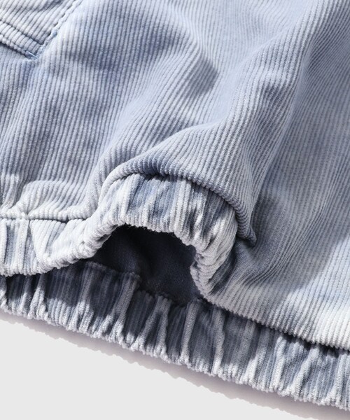 ADAM ET ROPE'（アダムエロペ）の「【URU/ウル】COTTON POLYESTER CORDUROY ZIP UP BLOUSON（ブルゾン・メンズ・スミクロ/ネイビー・1/2）」の13枚目の写真