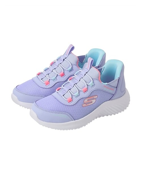 nissen（ニッセン）の「【SKECHERS（スケッチャーズ）】スニーカー Slip-ins BOUNDER スリップインズ（女の子）（スニーカー・メンズ・ブラック/グレー/ラベンダー/ライトピンク/ターコイズ・18.0cm/19.0cm/20.0cm/21.0cm/22.0cm/23.0cm/24.0cm/25.0cm）」の4枚目の写真