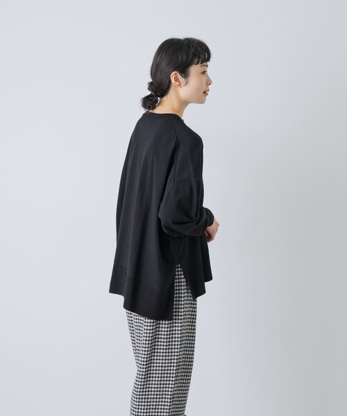 かぐれ（カグレ）の「ハイツイストコットンワイドカーディガン（カーディガン/ボレロ・レディース・IVORY/BLACK/MINT GRAY・Free）」の19枚目の写真
