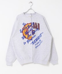 THE GOODLAND MARKET | 77circa　make original frocky print reversible top(スウェット)