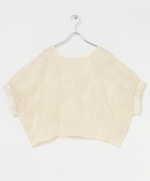URBAN RESEARCH ROSSO（アーバンリサーチロッソ）の「TORRAZZO DONNA　Botanical pattern spangle blouse（シャツ/ブラウス・レディース・BLACK/IVORY・FREE）」の10枚目の写真