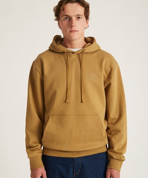 Saturdays NYC(サタデーズ ニューヨークシティ )の「DITCH INTERNATIONAL HOODIE(パーカー・レディース・キャメル/ブルー・L/M/S/XL/XS)」の22枚目の写真